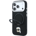 Karl Lagerfeld 360 Karl Head Pin MagSafe ümbrik ringi toetusega iPhone 18 Pro Max / 17 Pro Max - Must Karl Lagerfeld 360 Karl Head Pin MagSafe ümbrik ringi toetusega iPhone 18 Pro Max / 17 Pro Max - Must