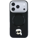 Karl Lagerfeld su žiedu-stovu 360 Karl Head Pin MagSafe dėklas iPhone 18 Pro Max / 17 Pro Max - Juodas Karl Lagerfeld su žiedu-stovu 360 Karl Head Pin MagSafe dėklas iPhone 18 Pro Max / 17 Pro Max - Juodas