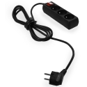 Plastrol Extension Cable with Triple Uni-Schuko Plug Socket and Switch Plastrol Extension Cable with Triple Uni-Schuko Plug Socket and Switch