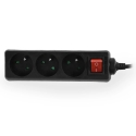Plastrol Extension Cable with Triple Uni-Schuko Plug Socket and Switch Plastrol Extension Cable with Triple Uni-Schuko Plug Socket and Switch