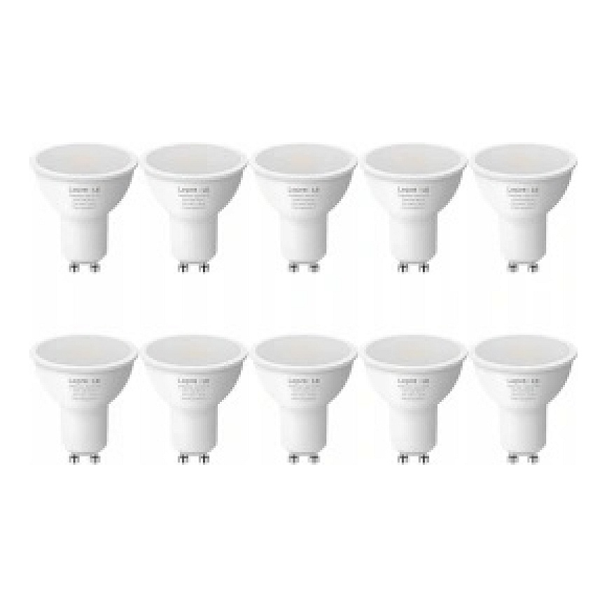 LEPRO 200081-WW-EU-10 GU10 светодиодная лампа, 4,5 Вт (50 Вт), 345 лм, 2700K, 100°, 10 шт. – 2