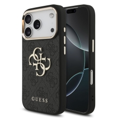 Apple iPhone 18 Pro HC 4G PU W/ Big 4G Classic Logo GD Black