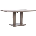 Home4You Table "MARENDA" 150 x 90 x H2–75 cm, grey sand color Home4You Table "MARENDA" 150 x 90 x H2–75 cm, grey sand color