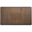 Home4You Table "MARENDA" 150 x 90 x H2–75 cm, grey sand color Home4You Table "MARENDA" 150 x 90 x H2–75 cm, grey sand color