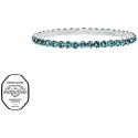 Crystalp Elastīga tenisa rokassprādze ar tirkīza krāsas Swarovski kristāliem Aura 22270.LTU.E Crystalp Elastīga tenisa rokassprādze ar tirkīza krāsas Swarovski kristāliem Aura 22270.LTU.E