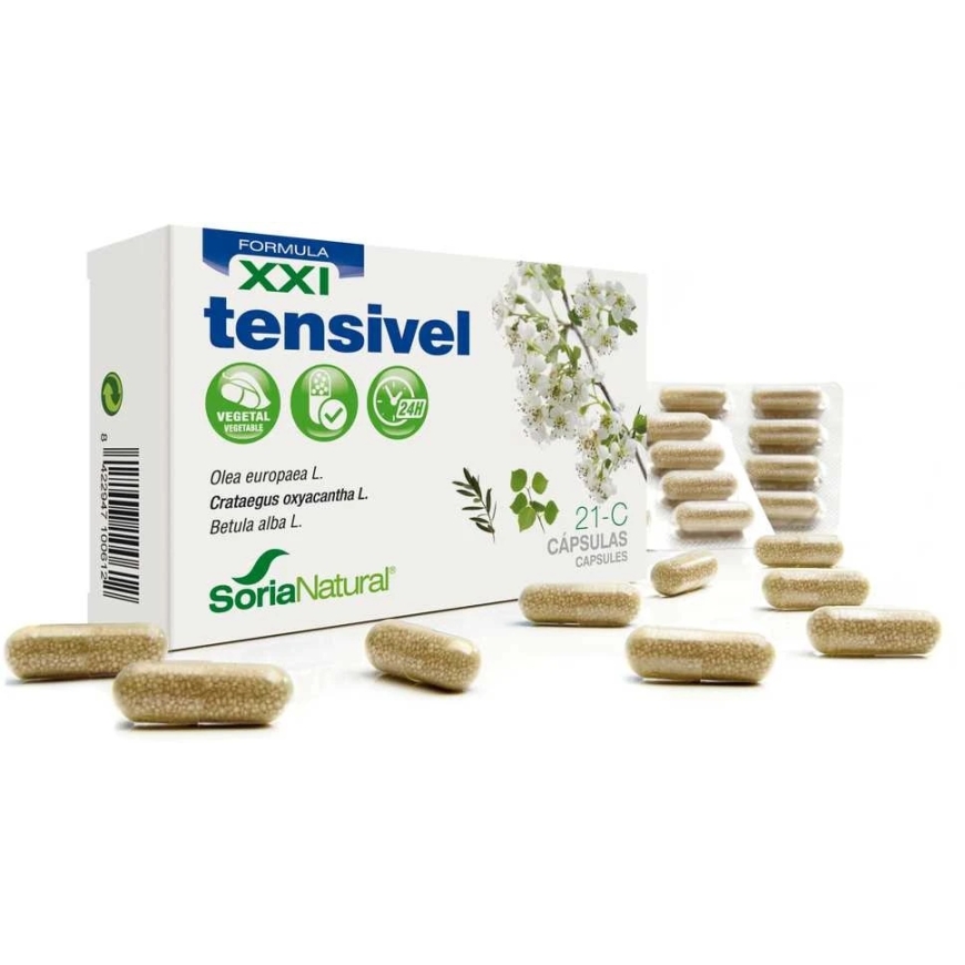 Soria 21-C Tensivel 600 Mg 30 kapsulių pailginto atpalaidavimo