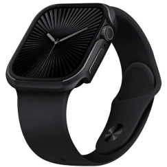 UNIQ Valencia dėklas Watch Series 42mm midnight juodos spalvos
