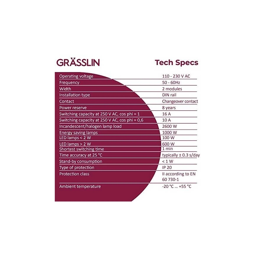 Grässlin Talento Smart C15 Taimeris – 5