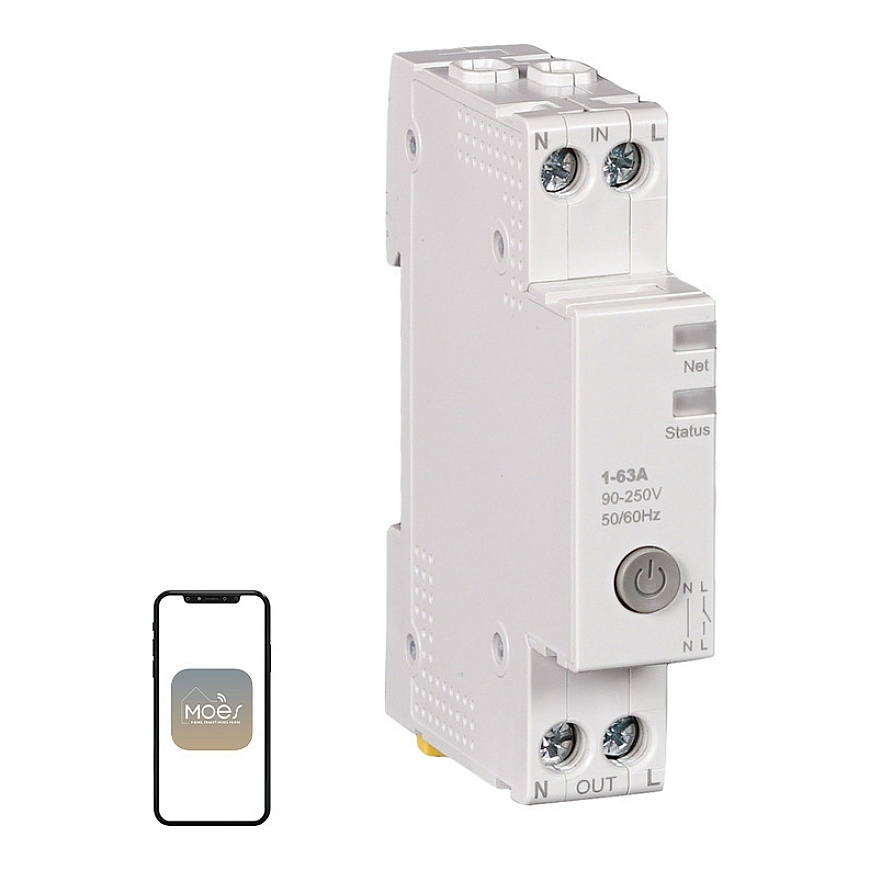MOES WCB-A5-TW-E1 Wi-Fi Reguleeritav valge LED-juht
