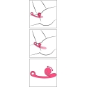Vaaleanpunainen Snail Vibe Curve Vaaleanpunainen Vaaleanpunainen Snail Vibe Curve Vaaleanpunainen
