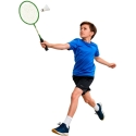 Lean Toys Badmintono rinkinys 2 raketės 3 plunksnelės Lean Toys Badmintono rinkinys 2 raketės 3 plunksnelės