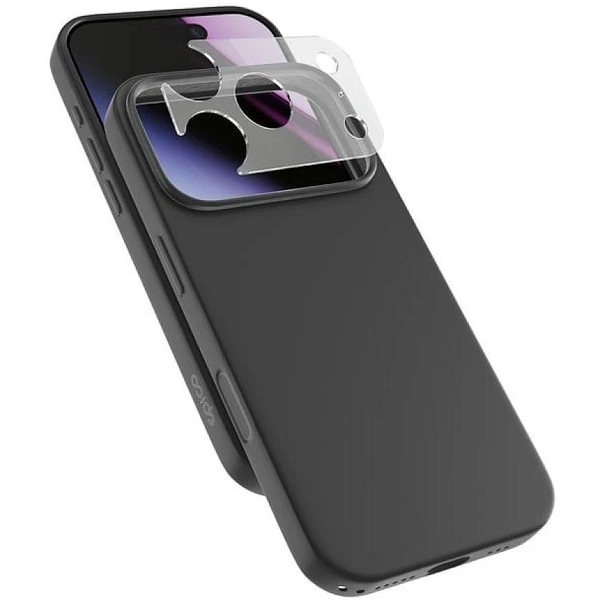 Epico Silicone Pro Mag+ maciņš iPhone 17 Pro Max/18 Pro Max—Qi2 un MagSafe saderīgs—Melns