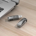 128 GB USB 3.0 (USB A) atmintinė Hoco UD5 Pilka 128 GB USB 3.0 (USB A) atmintinė Hoco UD5 Pilka