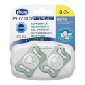 Chicco Physioforma Glow пустышка 0-2 мес 2 шт Chicco Physioforma Glow пустышка 0-2 мес 2 шт