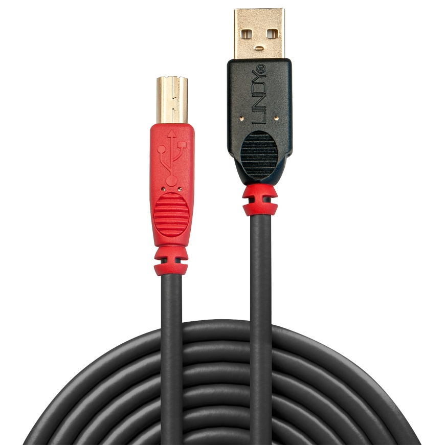 Lindy 10m USB 2.0 Type A to B Active Cable – 3