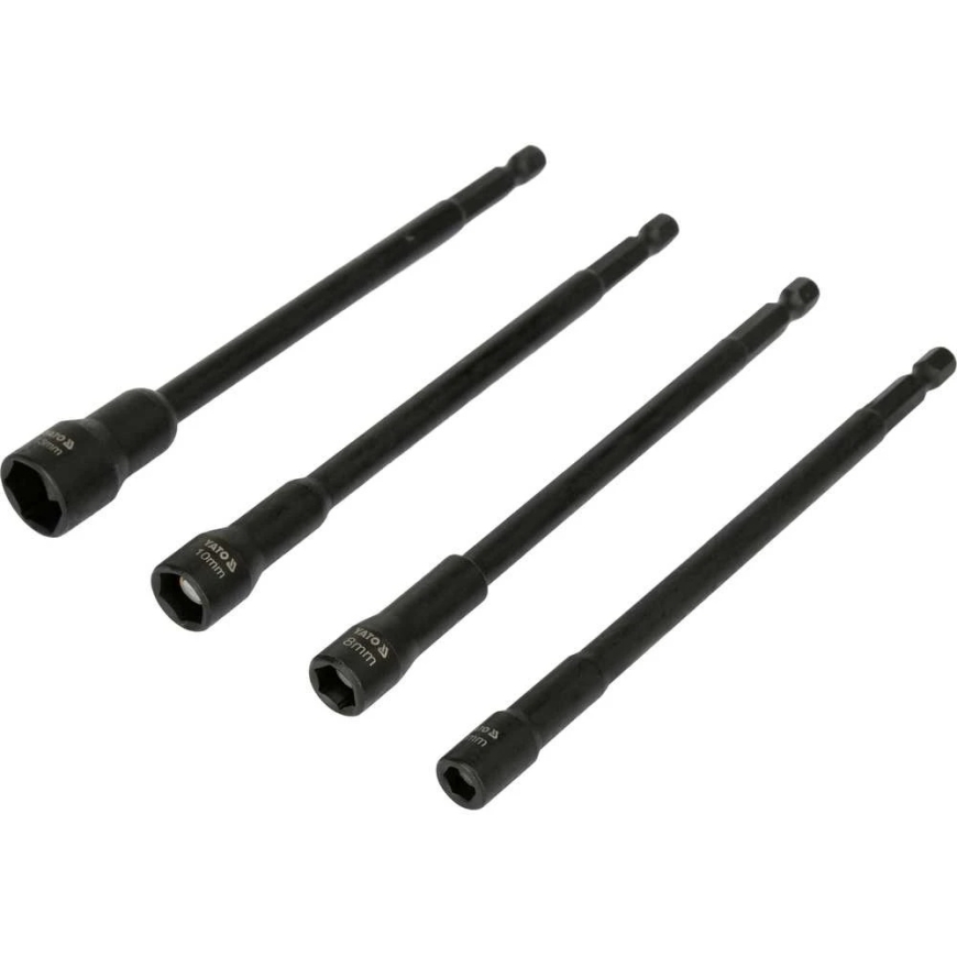 Toya Sa Poland Antgaliai - magnetic heads CR-V | 1/4" | 150 mm | 4 pcs | 6-13 mm (YT-04642) – 4