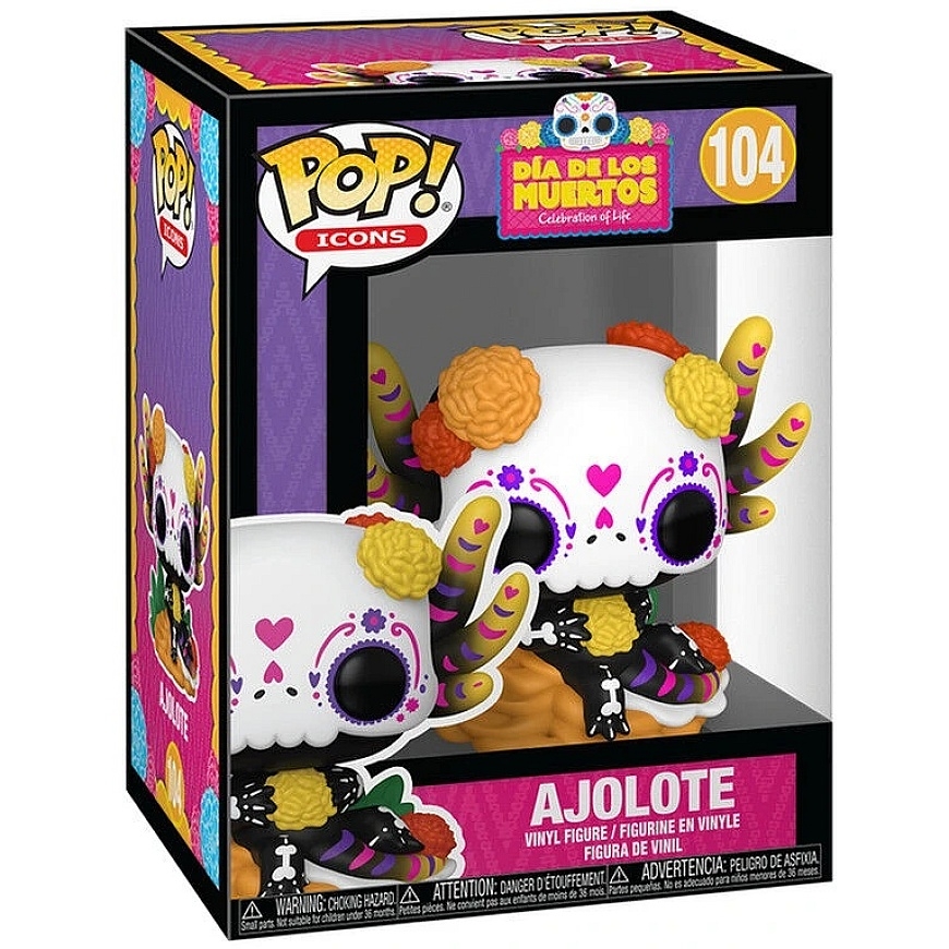 FUNKO POP! Vinila figūriņa: Dia De Los Muertos - Aksolotls, ~9 cm