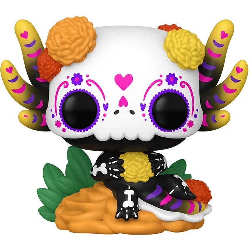 FUNKO POP! Vinyylihahmo: Dia De Los Muertos - Aksolotti, ~9 cm – 2