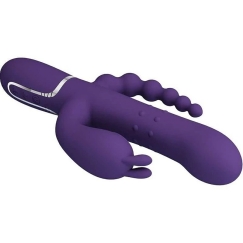 Pretty Love Flirtation Dark PRETTY LOVE – Cammy dark violet, sparkling softness, 7 thrusting functions 7 vibration functions 4 r