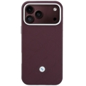 Set Case + Wallet BMW Quilted Pattern Metal Logo for iPhone 18 Pro / 17 Pro in burgundy color Set Case + Wallet BMW Quilted Pattern Metal Logo for iPhone 18 Pro / 17 Pro in burgundy color