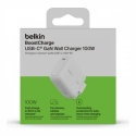 Belkin BOOSTCHARGE 100W USB-C GaN Charger with Foldable White Plug (WCH025KQWH) Belkin BOOSTCHARGE 100W USB-C GaN Charger with Foldable White Plug (WCH025KQWH)