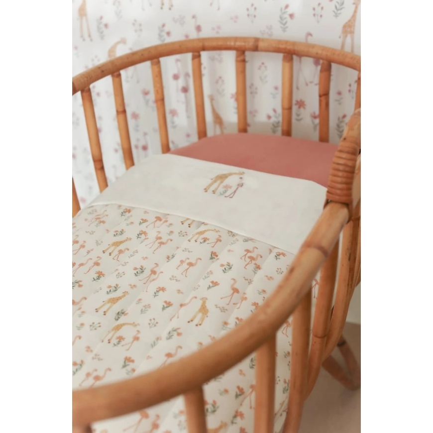 Little Dutch lastensängyn peitto vuorattu `Blooming Safari´ 110×140 cm – 4