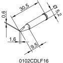 Galu ERSADUR, 1.6mm/0.063in, lodāmurs ERSA