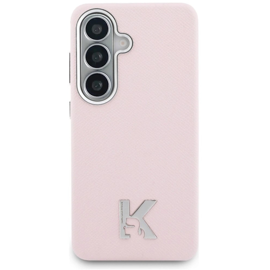 Karl Lagerfeld K Metal Logo MagSafe Case for Samsung Galaxy S26 in Pink – 4