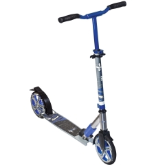 Akcija! Muuwmi Aluminium Scooter Deluxe skrejritenis 205 mm pelēks/zils AU 551