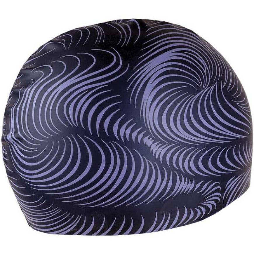 Swimming cap silicone Crowell Teide light purple color.1 – 2