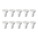 LEPRO 200081-DW-EU-10 GU10 LED Bulb, 4.5W, 345 lm, 6500K, 100°, 10 pcs. LEPRO 200081-DW-EU-10 GU10 LED Bulb, 4.5W, 345 lm, 6500K, 100°, 10 pcs.