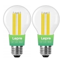 LEPRO 100094-WW-EU-2 E27 Filament LED -lamppu, 7.2W (100W), 1521 lm, 2700K, Luokka A, 2-pakkaus LEPRO 100094-WW-EU-2 E27 Filament LED -lamppu, 7.2W (100W), 1521 lm, 2700K, Luokka A, 2-pakkaus