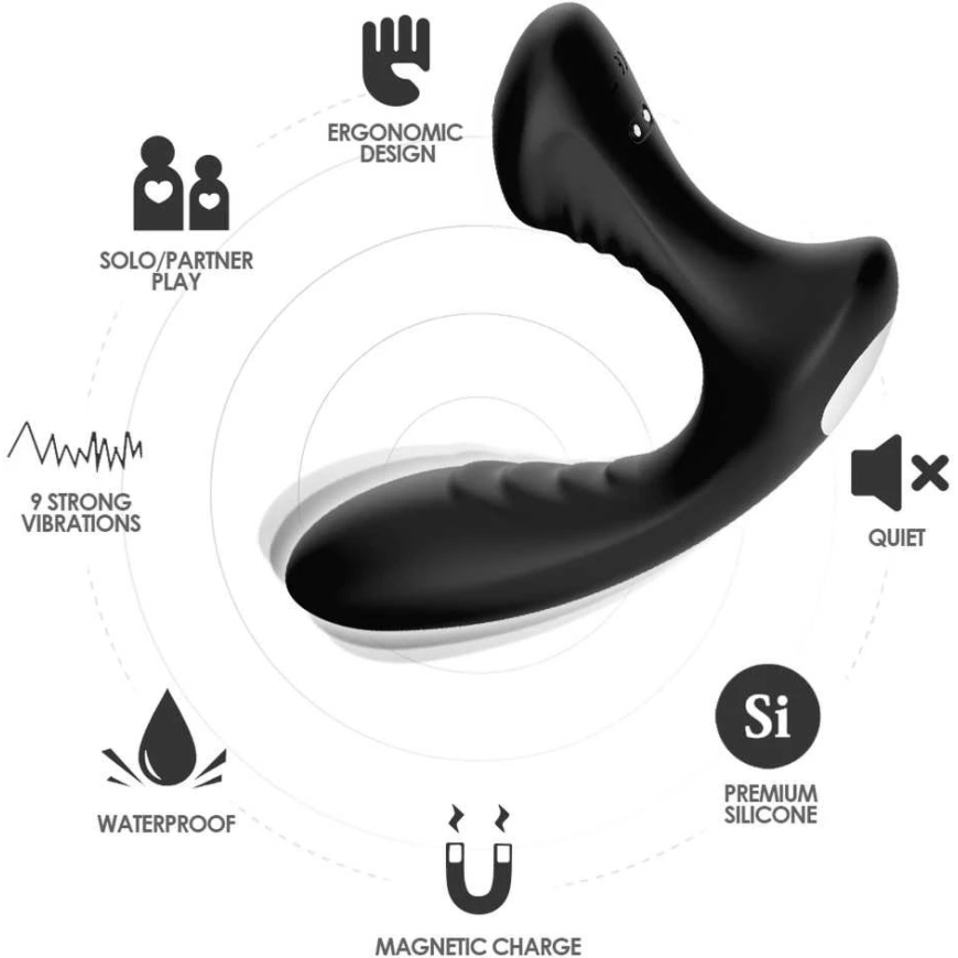 B Series Joy Prostata Hierontalaite Anaalipistoke 15cm 9 Tilaa