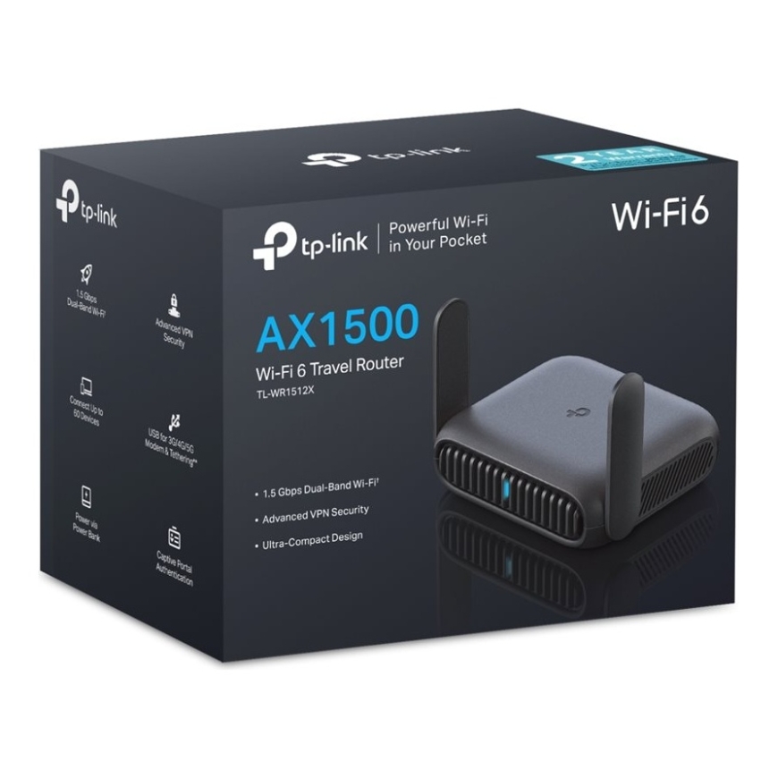 TP-LINK TL-WR1512X | Roam 6 AX1500 Wi-Fi 6 Reisiruuter | – 4