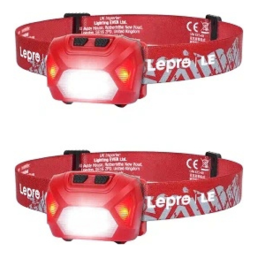 LEPRO 320014-R-2 USB Headlamp, 2-Pack – 2