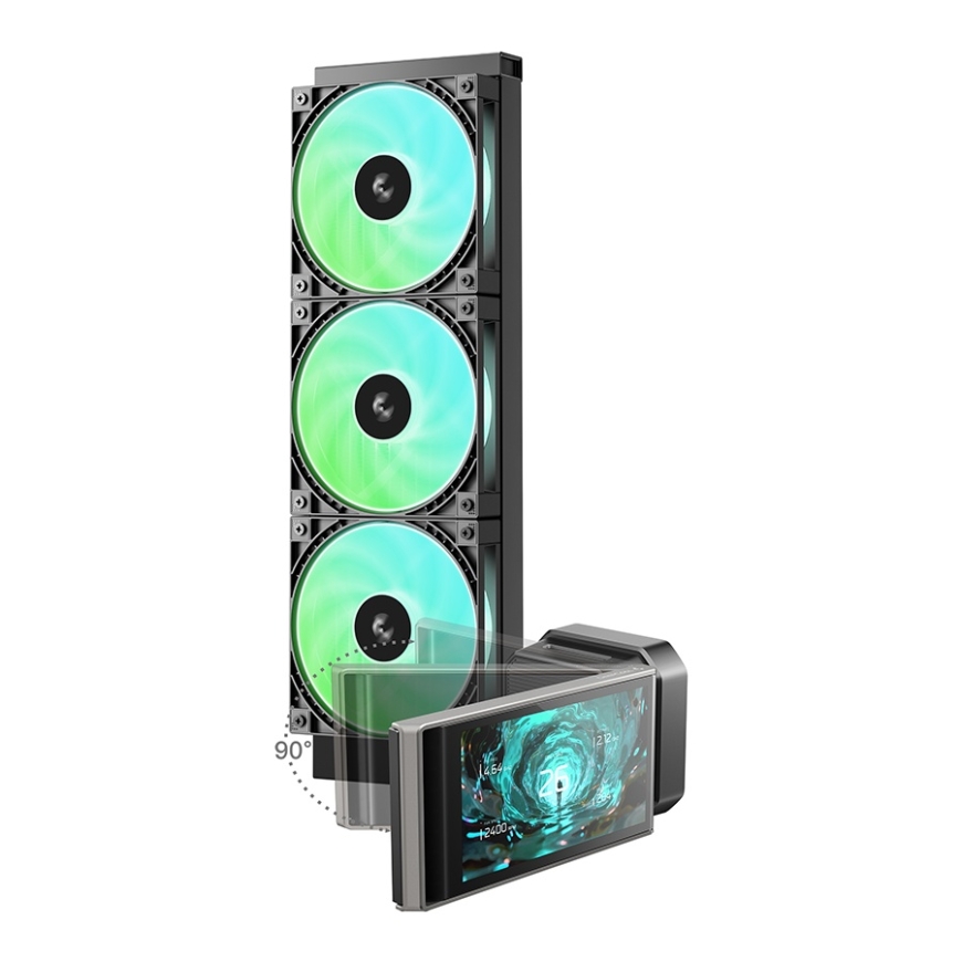 Deepcool LT360 Vision ARGB 360mm Vesisuunnittelu Musta – 2