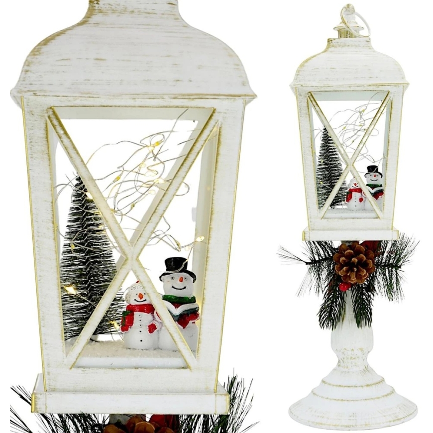 Koopman Joulukoriste Koristelyhty, korkeus: 48 cm - Lumiukko