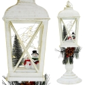 Koopman Ziemassvētku dekorācija Dekoratīvais lukturis, augstums: 48 cm - Sniega vīrs Koopman Ziemassvētku dekorācija Dekoratīvais lukturis, augstums: 48 cm - Sniega vīrs