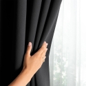 Must sametist kardin aasa AmeliaHome 285 × 240 cm Must sametist kardin aasa AmeliaHome 285 × 240 cm