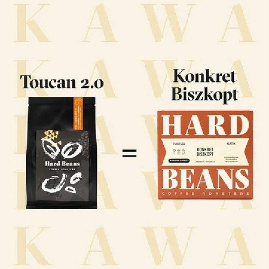 Hard Beans Coffee Konkret Espresso Biscuit Coffee Beans 250g – 2
