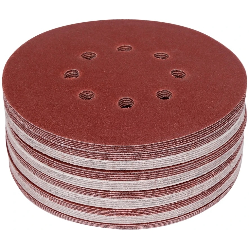 Toya Sa Poland Liimipaber Velcro) | 8 Ava | 150 mm / P120 | 50 tk. (YT-834595)