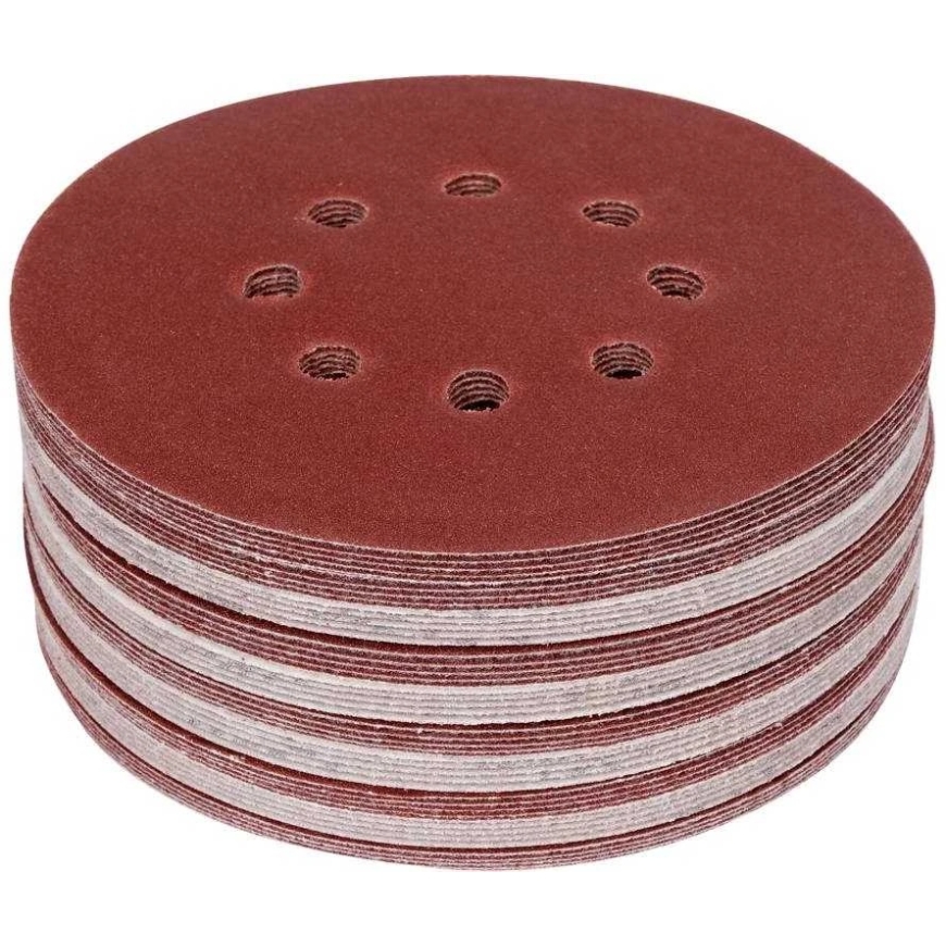 Toya Sa Poland Šlifavimo popierius velcro) | 8 skylės | 150 mm / P120 | 50 vnt. (YT-834595) – 3