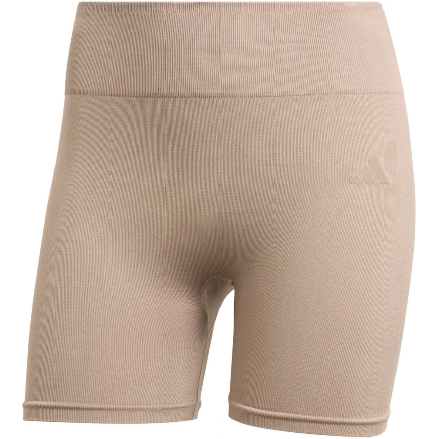 Women’s adidas Workout Essentials 4-Inch Sand Colored Shorts JX3926 (L) – 2