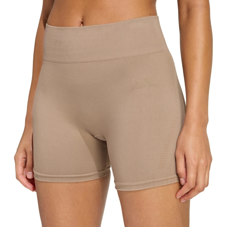 Sieviešu adidas Workout Essentials 4 collu smilšu krāsas šorti JX3926 (L) – 4
