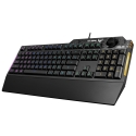 ASUS TUF Gaming K1 klaviatūra Žaidimams USB Juoda ASUS TUF Gaming K1 klaviatūra Žaidimams USB Juoda