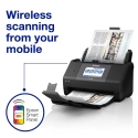 Epson WorkForce ES-590W Skeneris ar lapu padevi 600 x 600 DPI A4 Melns