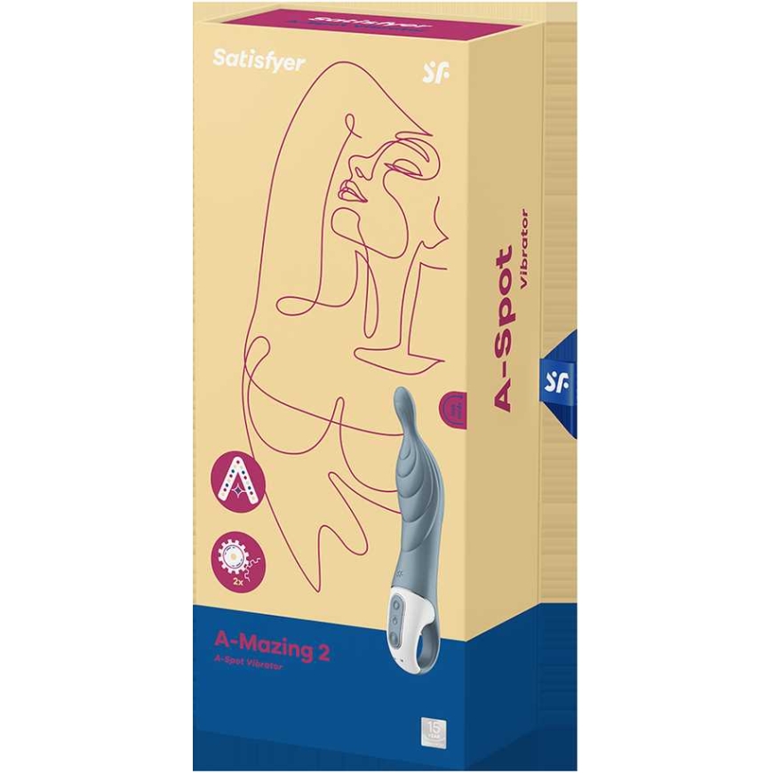 Satisfyer A-Mazing 2 Pelēks G-punkta vibrators – 3