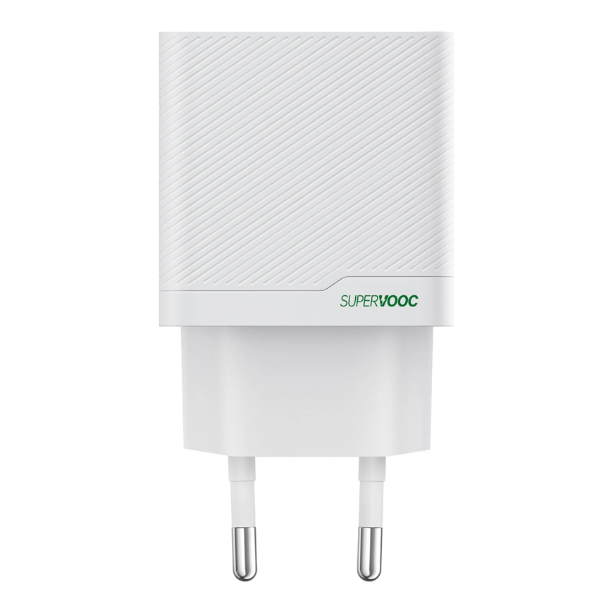 OPPO SUPERVOOC 45W Dual-Port Charger, OSAB4CB4AE, White | – 2