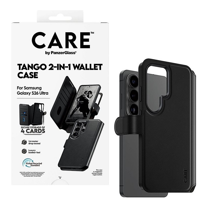 CARE by PanzerGlass Tango 2-in-1 rahakott koos Qi Samsung New – 5