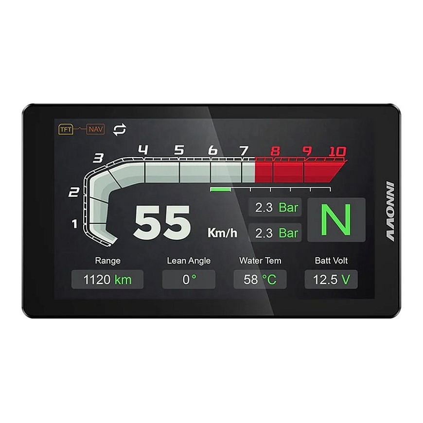 Motocikls CarPlay INNOVV N2 BMW NAV DISPLAY